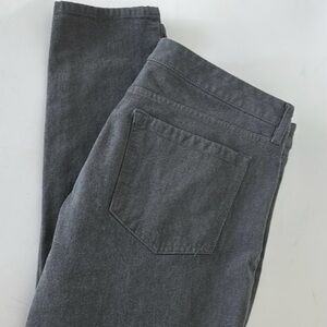 Banana Republic Pants Size 10 Sloan Fit Gray Slim Quiet Luxury Clean Girl Preppy